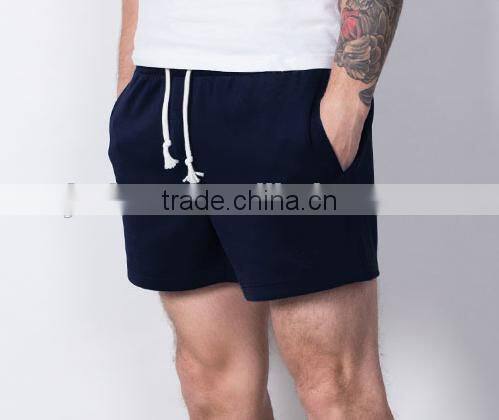 china wholesale hot-selling custom polyester/cotton gym shorts for men
