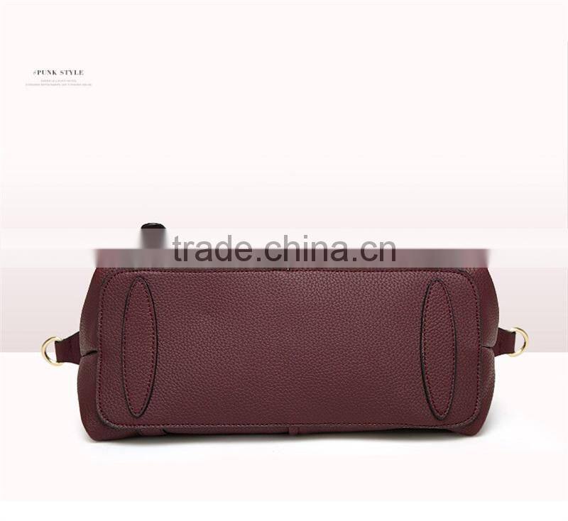 China Leather Handbag Wholesale Price Quality Leather Boston Bag Women Tote Bag Handbags