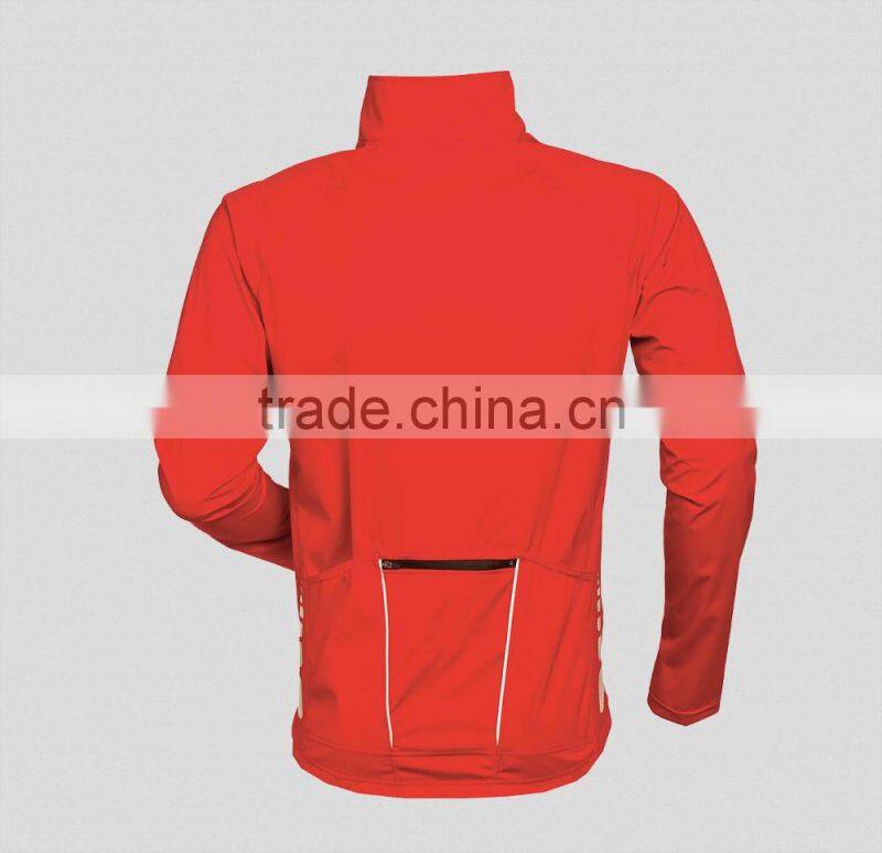 Night rider 3M reflective trim softshell jacket for man in green