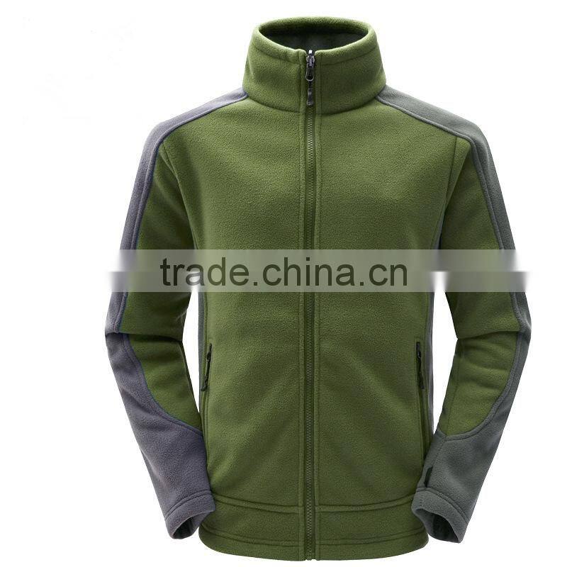 2017 Custom 100% polyester polar fleece jacket