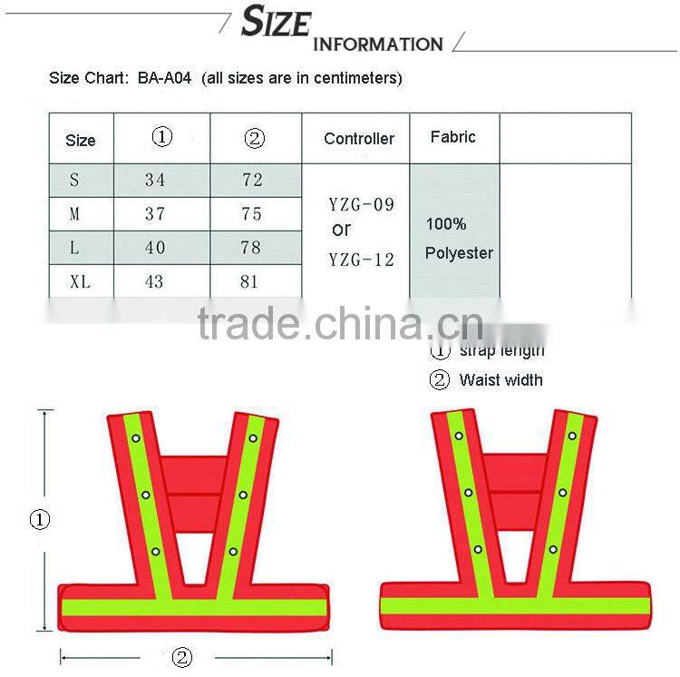 Hi Vis Overalls Led Flashing Vest/Safety Work Uniform