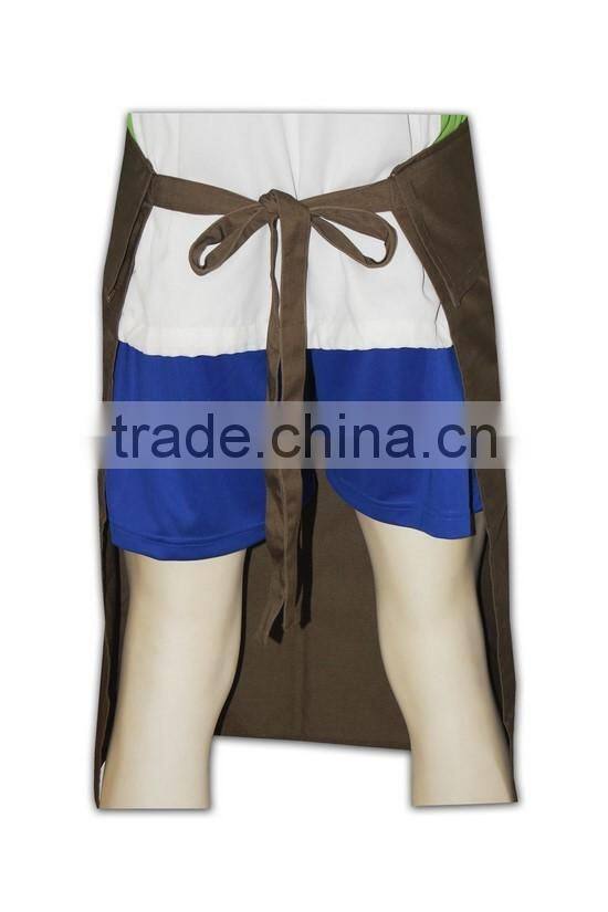 Cotton Silk Screening Priting Apron , embroider Apron