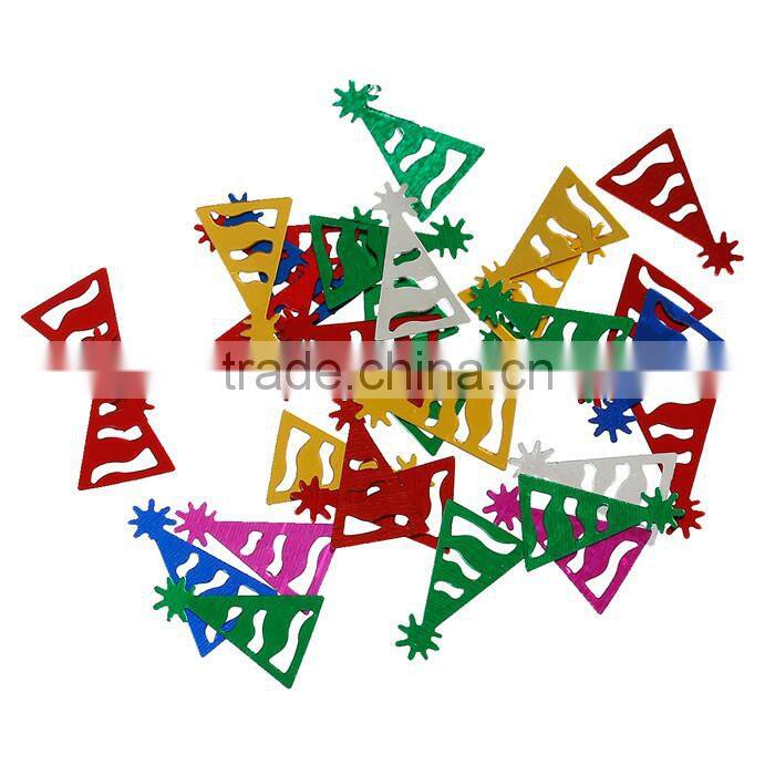 PVC Confetti Party Decorations Hat At Random