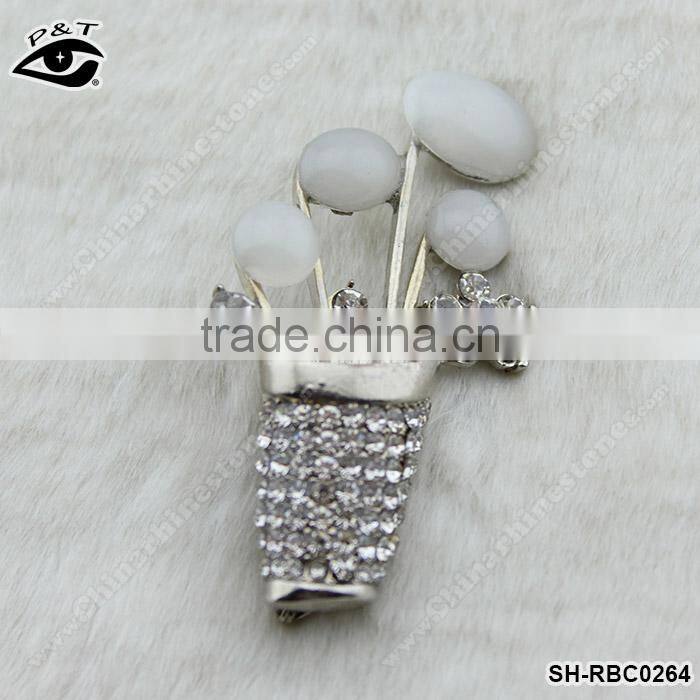 Beatiful Flower Rhinestone Pins Crystal brooches bridal crystal rhinestone brooch wholesale brooches for wedding invitations