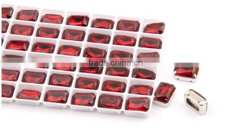 High quality crystal beads with claw for wedding cloth