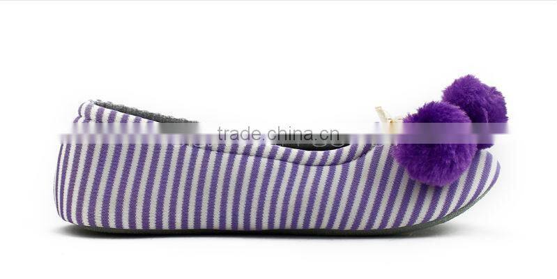 Hard sole indoor slippers