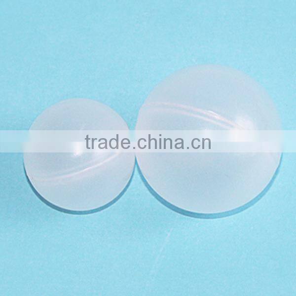 highy quality white clear plastic hollow balls