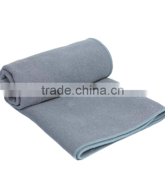 Portable light weight non-slip drying-fast hot yoga towel OEM acceptalbe