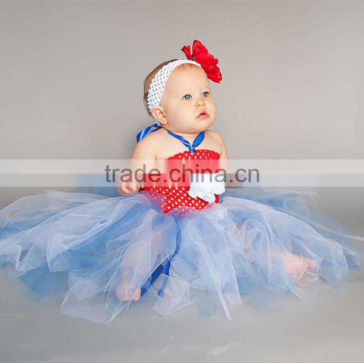 OEM many colors puffy blue toddler girls tutu dress M5051717