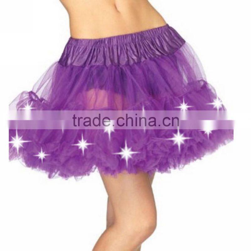 Teens/ Adult Light Up LED Night Fun Warrior Run Rave Party Skirt Tutu