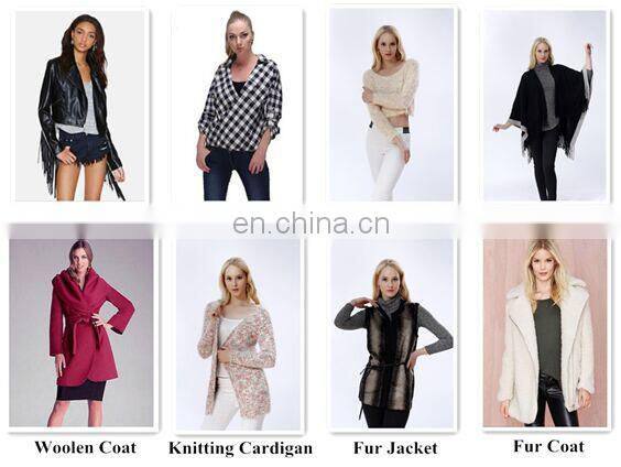 2015 New style Sleeveless tassels women PU leather jacket