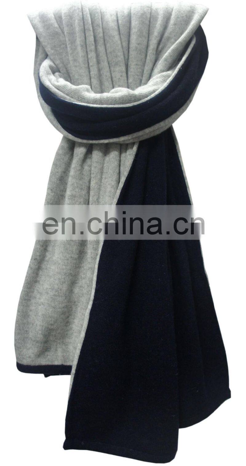 Cashmere knit scarf, shawls,Double face winter Pashmina wool blended knit scarves