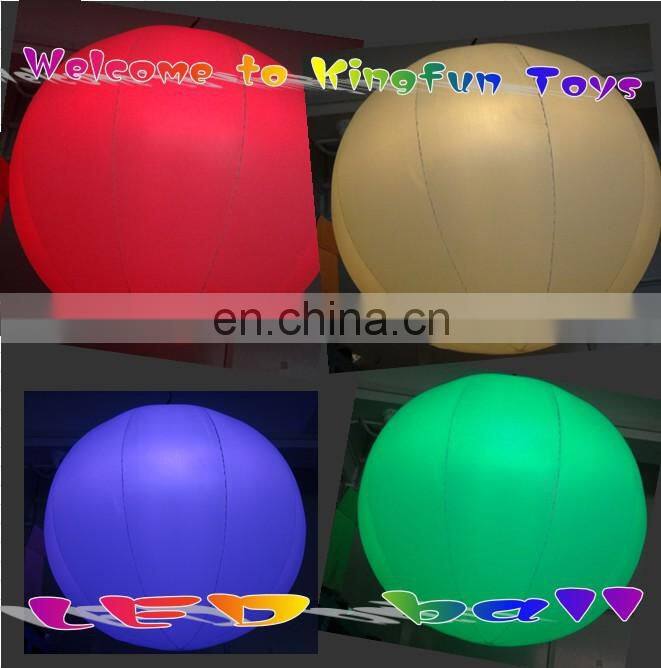 Magical ground inflatable led ball