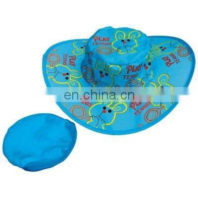 custom folding cap nylon ladies summer hat