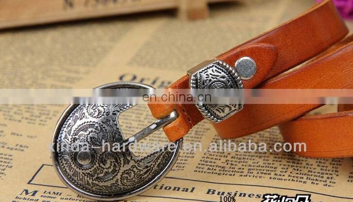 anti silver color buckle colorful italy genuine leather trendy and retro dressing lady belts
