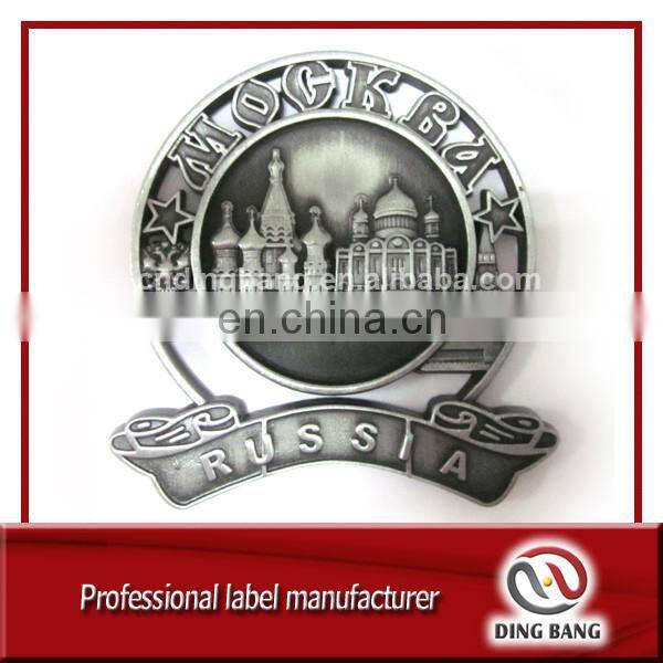 Wholesale Metal Carfts Die Casted Type Kasahb Style Home Decoratin Souvenir Custom Simulative Metal 3D Fridge Magnet