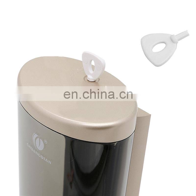 Single Plastic Wall Mounted liquid Soap Dispenser for hotel
