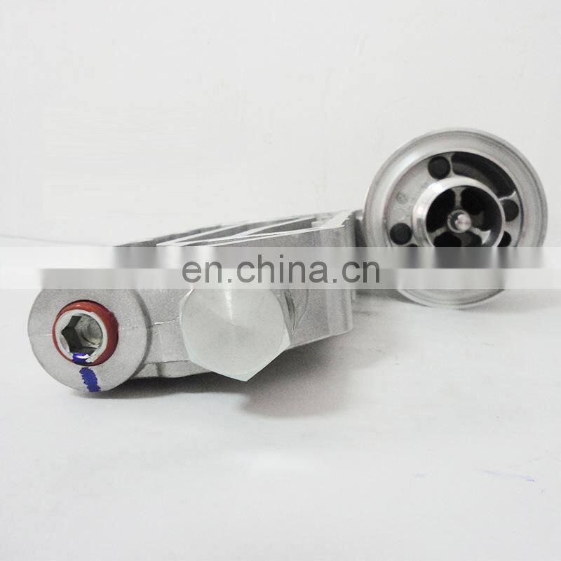 Golden quality diesel engine spare parts machinery stainless steel ISLE 4936582 Oil Filter Head for tractors
