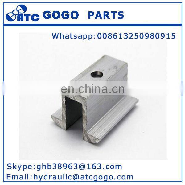 Solar Mounting Aluminum Frameless Solar Panel Clamp