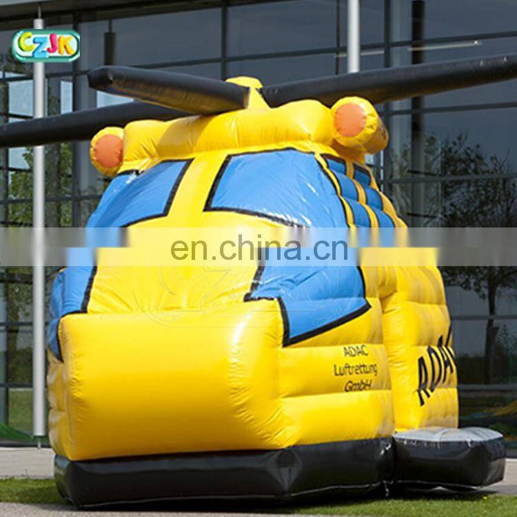 helicopter jumper inflatable bouncer jumping bouncy castle bounce house