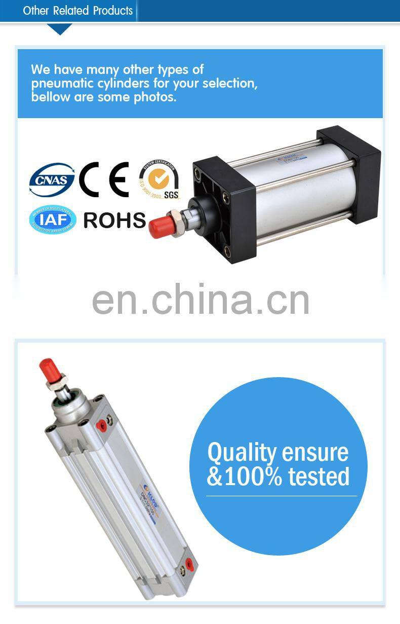 SC/SU standard aluminum material piton type pneumatic air cylinder SC32 Model