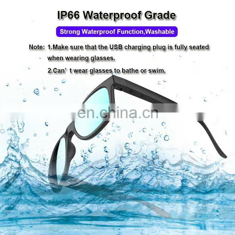 Headset Earphone Bone Conduction Smart Headphone Wireless Headphones Sunglasses