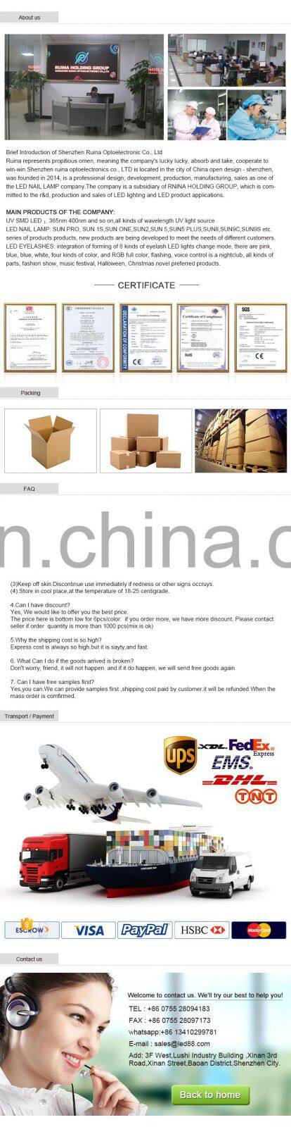 75W UV LED Nail Lamp Dryer Curing Lamp for Gel Polish with 36 Dual Light Source LEDs