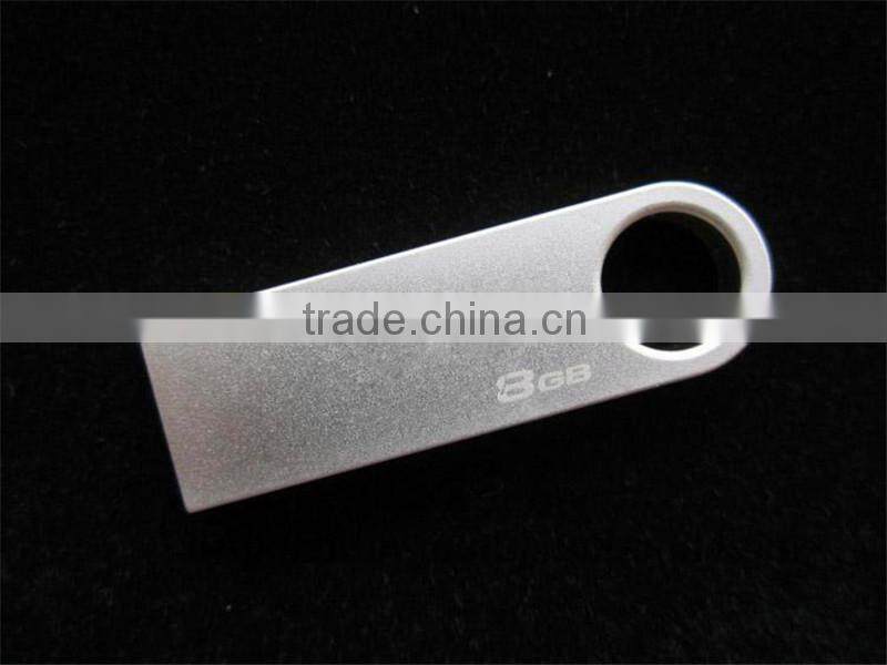Wholesale Metal 8GB USB 2.0 Enough Memory Stick Flash Pen Drive Hot Sale