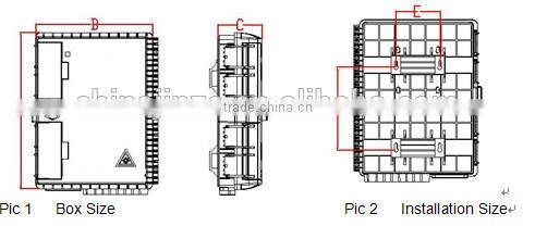 outdoor distribution box Mid-Span Access type