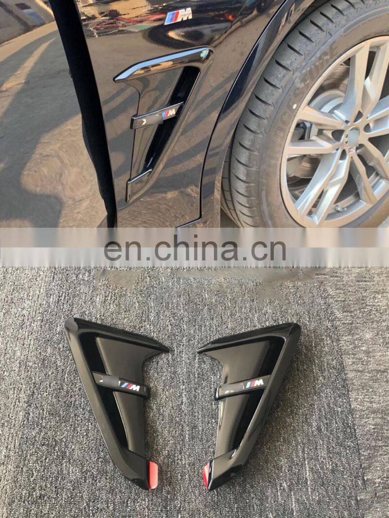 ABS Gloss Black Side Fender Trims For X4 Auto Exterior Accessories 2019+