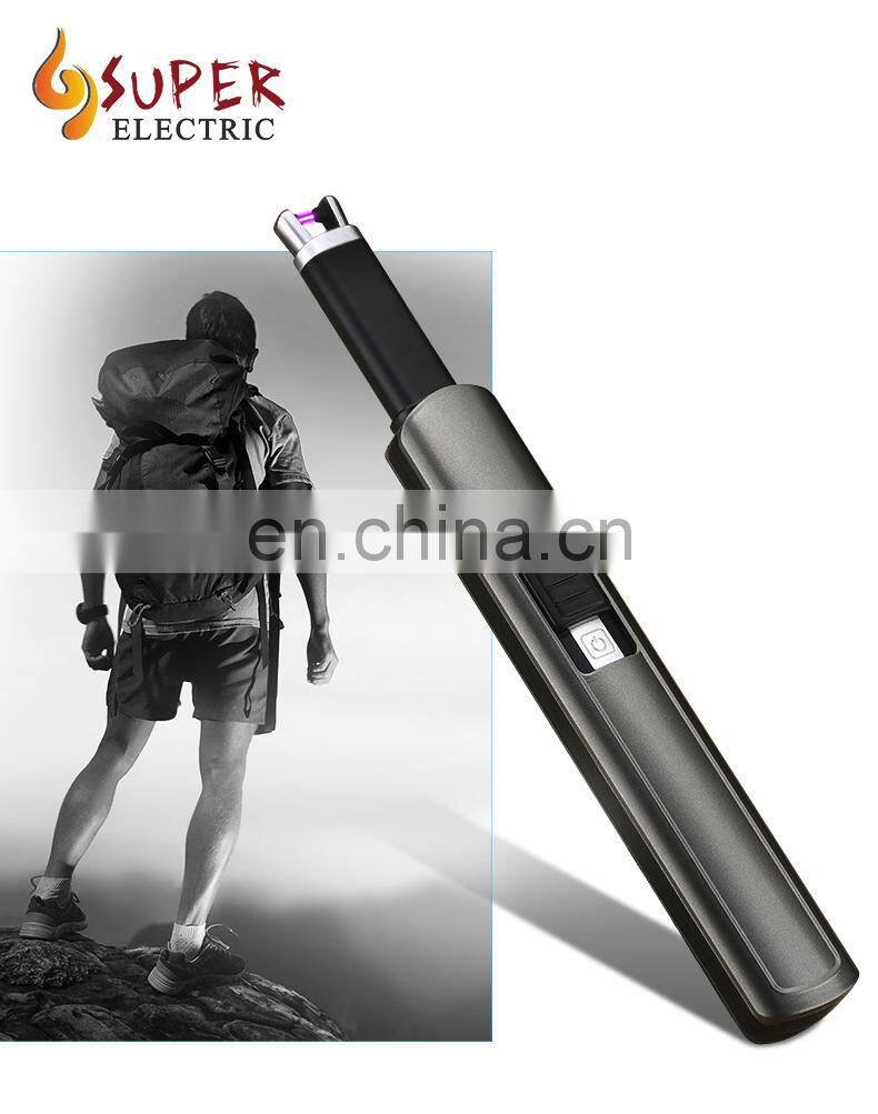 Different Design Zinc Alloy Luxury Appearance Convenient Operation Safe Switch USB Kitchen Cake BBQ Lighter
