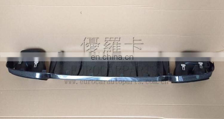 Carbon Fiber E63 diffuser with tips for E-class W212 E63 14y-16y to E63 B-style rear diffuser carbon fiber material