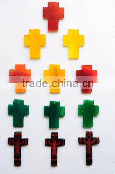 Natural dark purple agate slice pendant necklace with silver chain