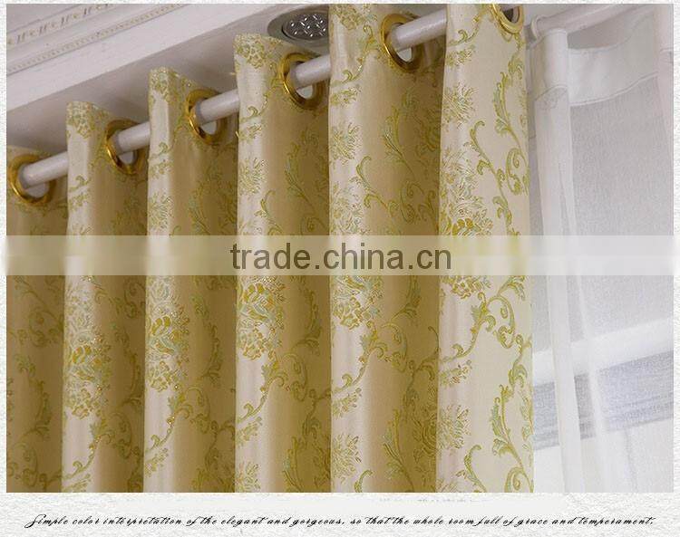 New design European high-grade jacquard polyester curtain