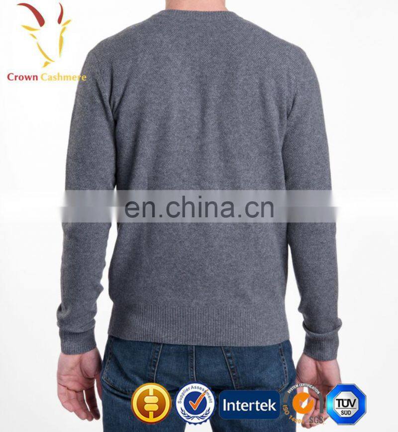 Men crewneck cashmir pullover sweater