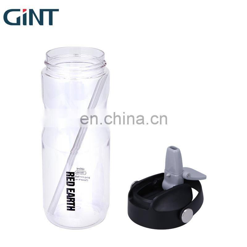 GINT 680ml Durable Summer Best Cold Customer Color Water Bottle with Straw
