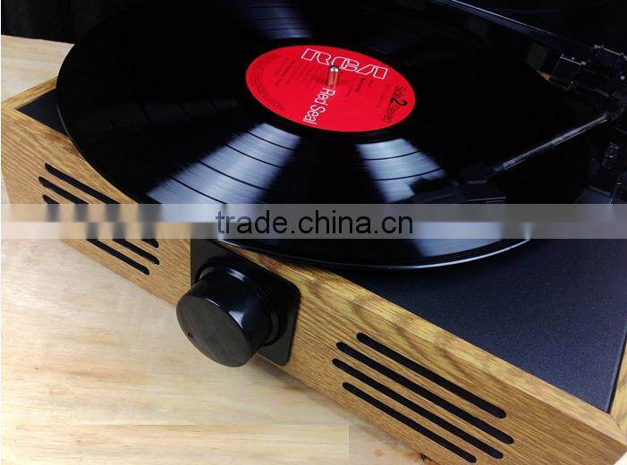Hot Sale Turntable with 3 Speed& New Simple Turntable Player