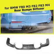 Full Carbon Fiber M3 M4 Side Skirts Extinsion for BMW F80 M3 Sedan F82 F83 M4 Coupe 2012-2017