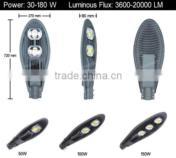 High Bright Waterproof 50W Led Street Light