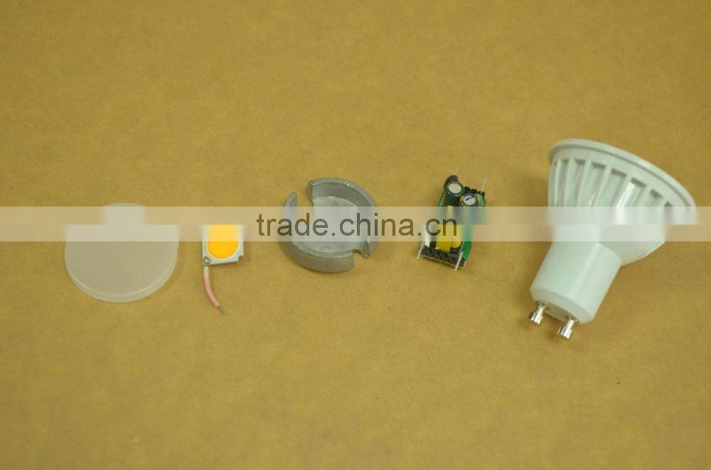 Most popular led GU10 spotlight aluminum circular heat sink