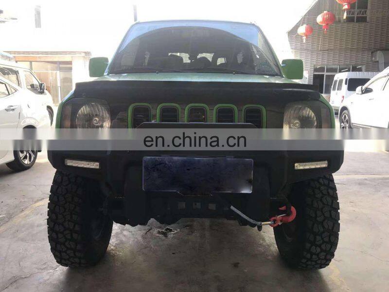 Japanese car accessories front bumper bar with fog lamp for Suzuki Jimny bull bar parts