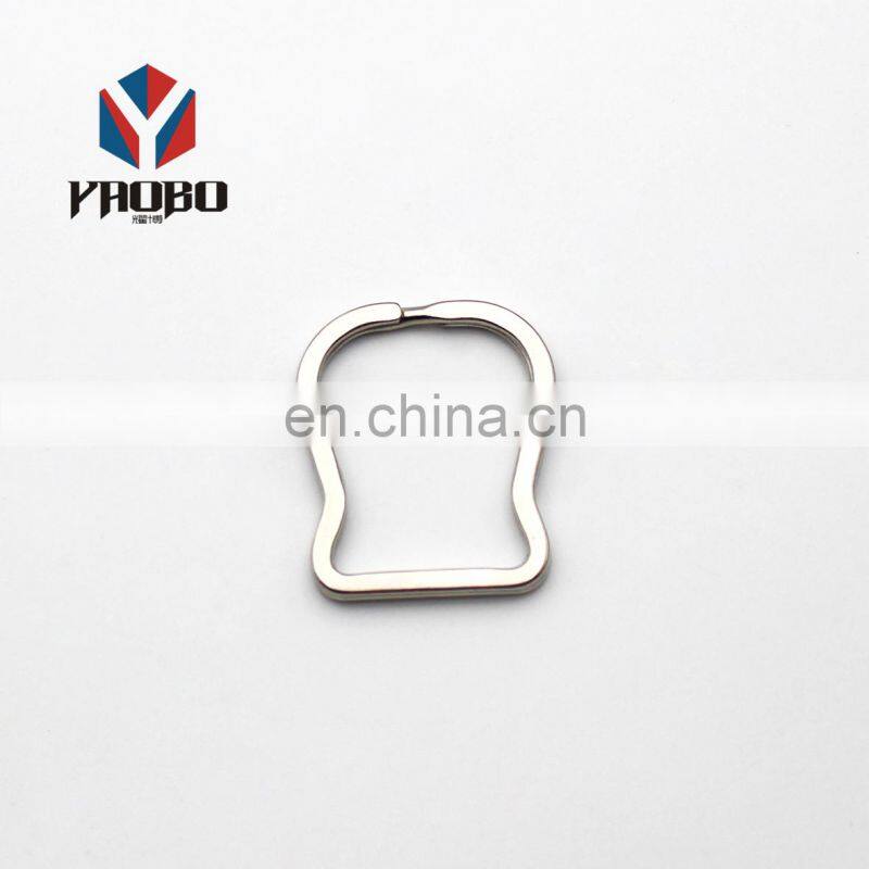 Numerous In Variety Rings Wholesale Keychain Metal Flat Split Key Ring For Strap