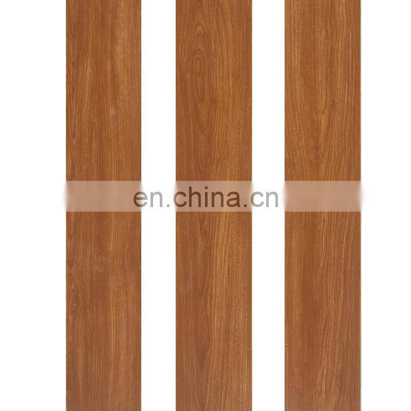 Foshan best price wood deck tiles,dark brown ceramic wood floor tile,eco wood tiles