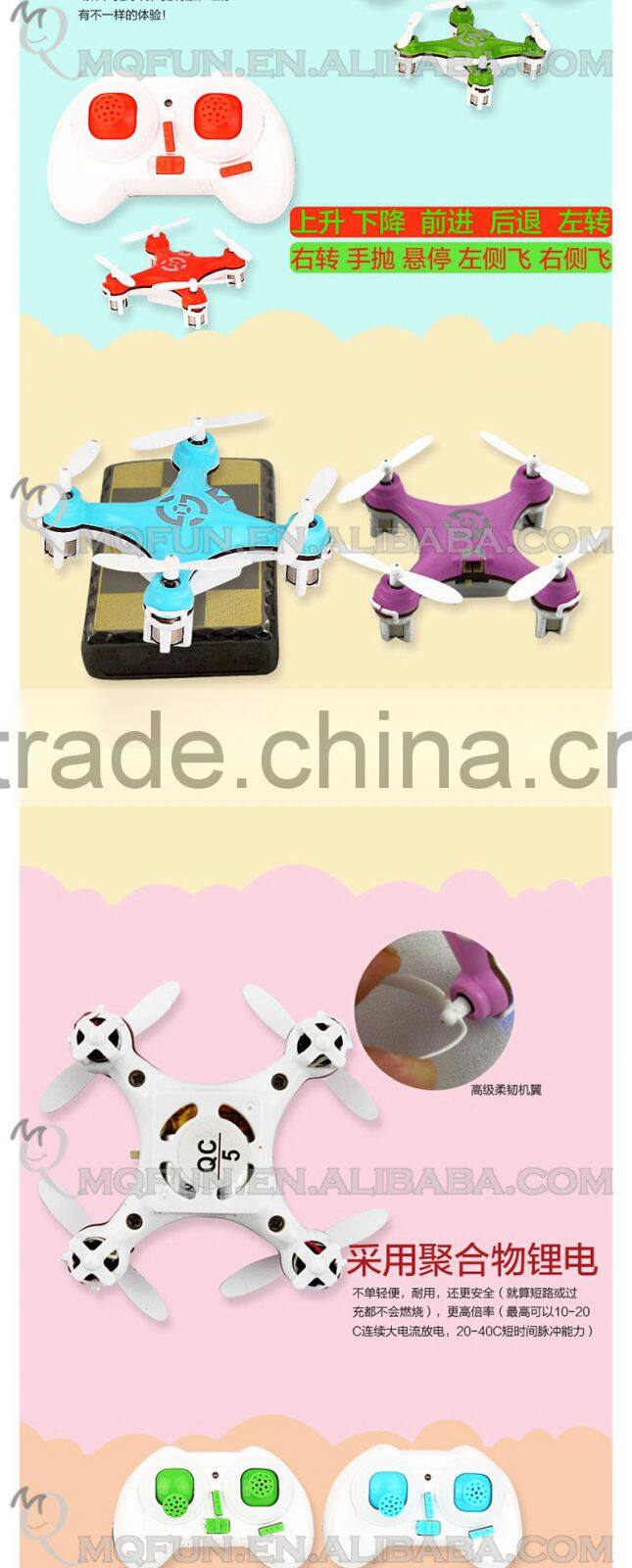 Mini Qute kawaii RC remote control flying Helicopter Quadcopter drone 2.4GHz aerial photo Educational electronic toy NO.CX-10