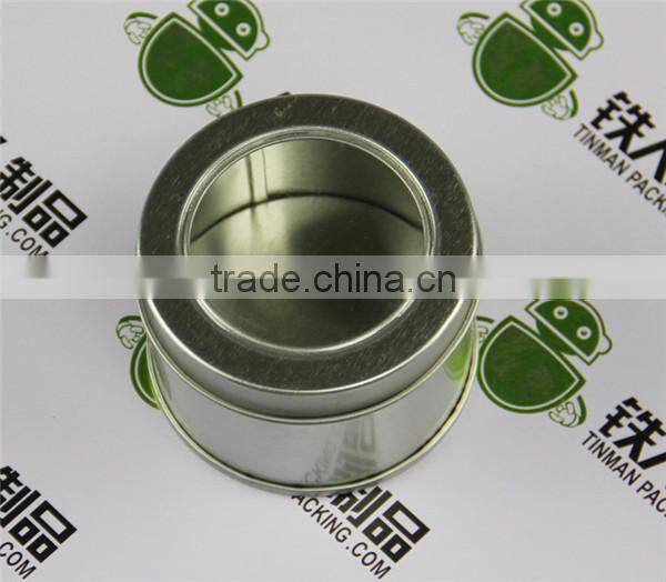 Plain tin case round USB tin case