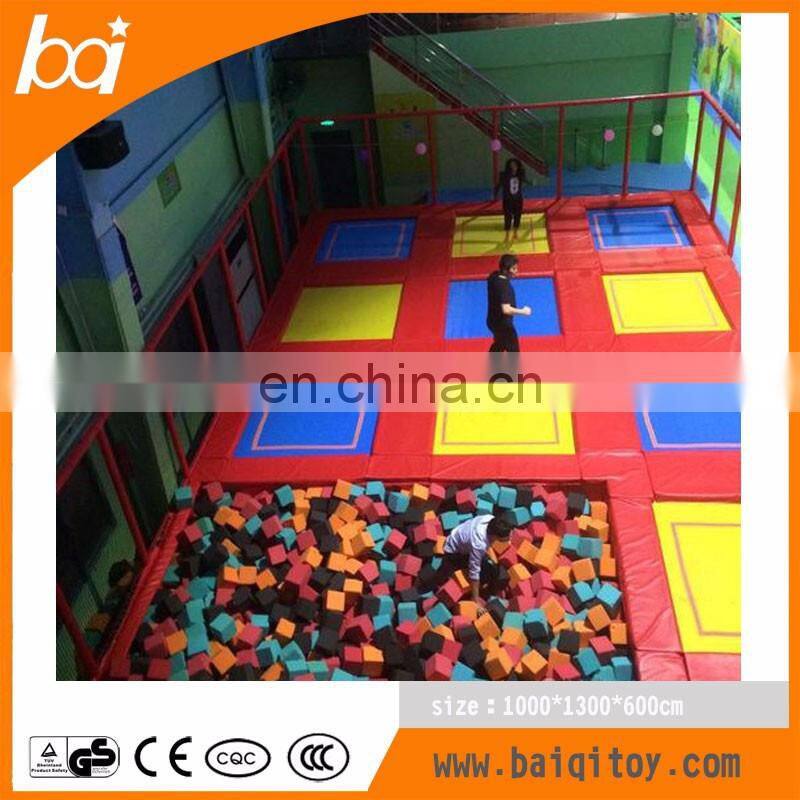China Professional factory price Complex Customized Indoor Trampoline Park with Ninja Course