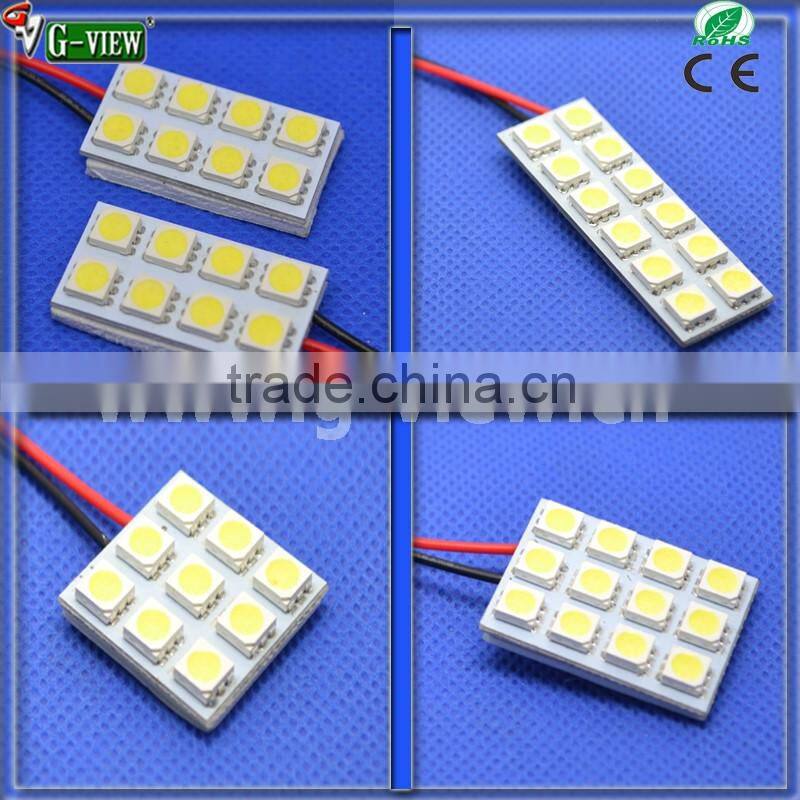 China factory top selling car led map light 12v auto led dome light roof light