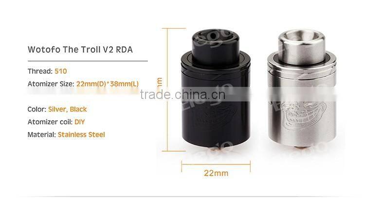 Wotofo The Troll V2 RDA in Stock, Troll V2 RDA wholesale vape