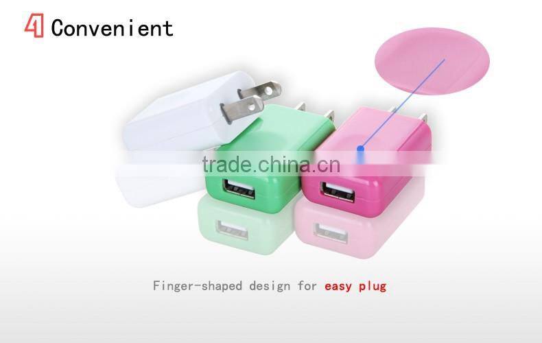 5v 1a Portable Mobile Phone charger for US market
