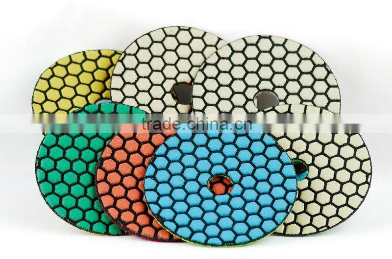 ShinePro best 4 inch dry diamond polishing pads
